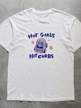 Hot girls hit curbs - unisex t shirt